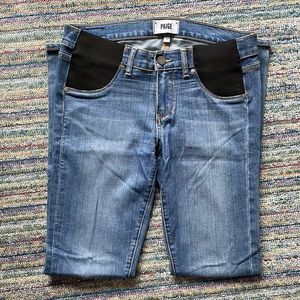 Paige Side Panel Maternity Jeans